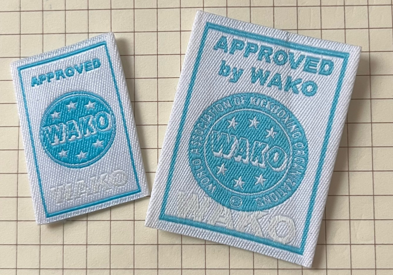 Originalfoto av WAKO-etiketter, revisjon 4, side 3